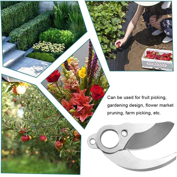 Planet Gates 30mm Fixed blade 1Pair SK5 Electric Pruning Shears Blades 30mm Sharp Cutting-Blade Accessory For Pruning  Branches Trees Bonsai Fruit Garden Tool