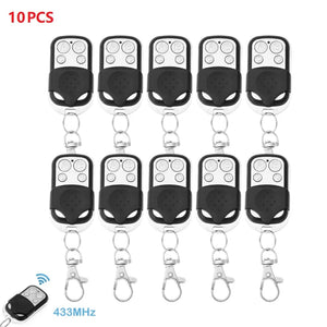 Planet Gates 30PCS 10/50PCS Smart Copy Duplicator 433mhz Remote Control 4 Button Electric Garage Door Gate Remote Cloning 433.92 MHz Transmitter