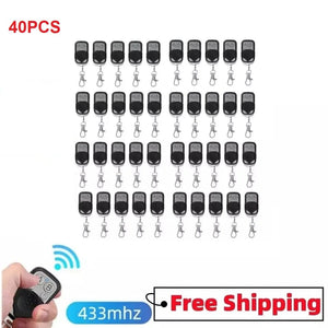 Planet Gates 30PCS 10/50PCS Smart Copy Duplicator 433mhz Remote Control 4 Button Electric Garage Door Gate Remote Cloning 433.92 MHz Transmitter