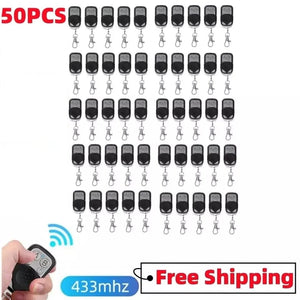 Planet Gates 30PCS 10/50PCS Smart Copy Duplicator 433mhz Remote Control 4 Button Electric Garage Door Gate Remote Cloning 433.92 MHz Transmitter
