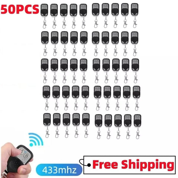 Planet Gates 30PCS 10/50PCS Smart Copy Duplicator 433mhz Remote Control 4 Button Electric Garage Door Gate Remote Cloning 433.92 MHz Transmitter