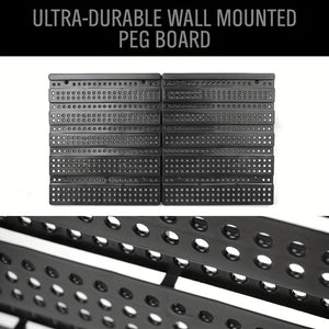 Planet Gates 30pcs 30pcs-Bin Wall-Mounted Storage Rack System, Heavy-Duty Garage Tool Organizer For Screws, Nuts, Bolts, Nails, Beads, And Small Hardware Parts, Easy Installation