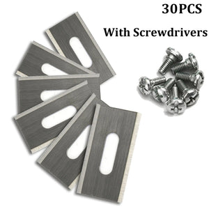 Planet Gates 30Pcs 30PCS Grass Trimmer Blade Lawn Mower Replacement Trimmer Cutter Piece for Husqvarna Automower Garden Robotic Lawnmower Tools