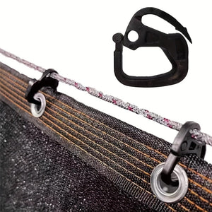 Planet Gates 30pcs 30pcs Shade Net Clips, Holder Fasten Clip, Expand Greenhouses Cloth Clip Hook, Agriculture Sunshade Outdoor Courtyard Clasp