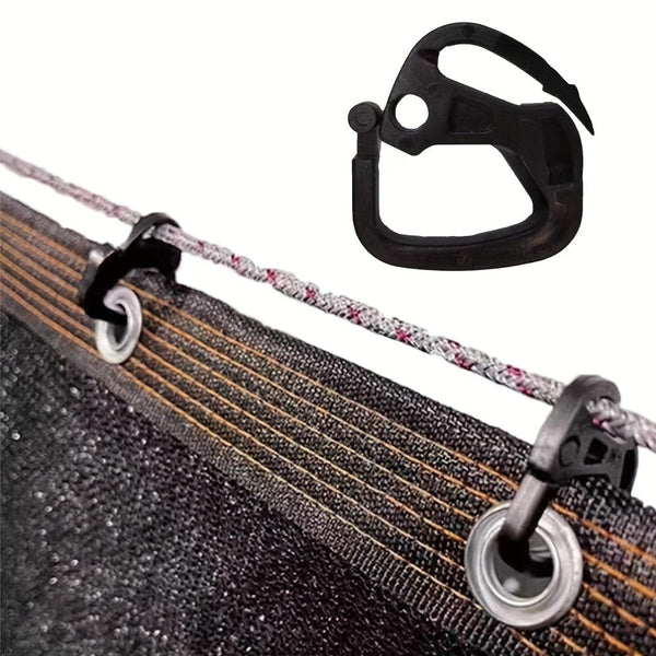 Planet Gates 30pcs 30pcs Shade Net Clips, Holder Fasten Clip, Expand Greenhouses Cloth Clip Hook, Agriculture Sunshade Outdoor Courtyard Clasp