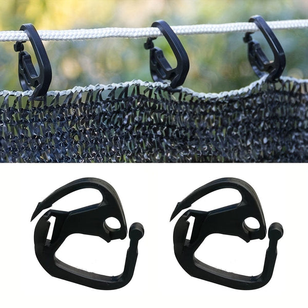 Planet Gates 30pcs 30pcs Shade Net Clips, Holder Fasten Clip, Expand Greenhouses Cloth Clip Hook, Agriculture Sunshade Outdoor Courtyard Clasp