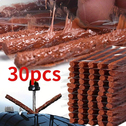 Planet Gates 30pcs 60/30pcs Car Tire Repair Tool Car Tire Puncture Repair Motorcycle Quick Repair Seal Rubber Strip Kit Garage Car Accessories