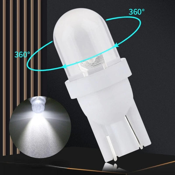 Planet Gates 30pcs Car T10 Led Bulbs LED Light Cold White Silica Auto Interior Dome Reading Wedge Side Door Trunk Lamp License Plate Lamp 12V