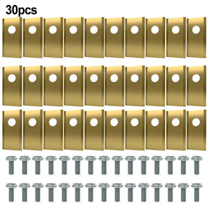 Planet Gates 30pcs gold / CHINA 18/30pcs Lawn Robot Blade Golden Blade Screws Kit For Worx Robotic Lawnmowers Replacement Garden Power Tools Parts