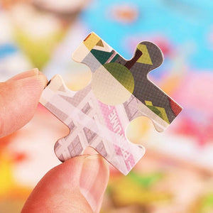 Planet Gates 30pcs Model 3 New 30 Pieces Wooden Puzzles Cartoon Animal Traffic Tangram Wood 3d Puzzle Montessori Educational Toys for Children Gifts