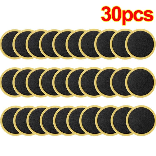 Planet Gates 30pcs-round 30/10Pcs Tire Repair Patches Car Motorcycle Bike Tire Repair Tools Glue-free Protection Adhesive Quick Drying Bicycle Tyre Patch