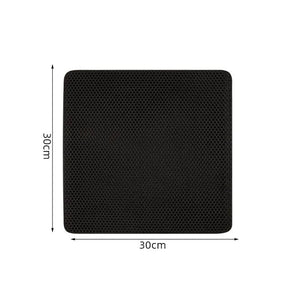 Planet Gates 30x 30cm G839A Pet Litter Mat Waterproof Double Layer Pet Litter Mat Non Slip Mat Washable Cat Mat Pet Supplies