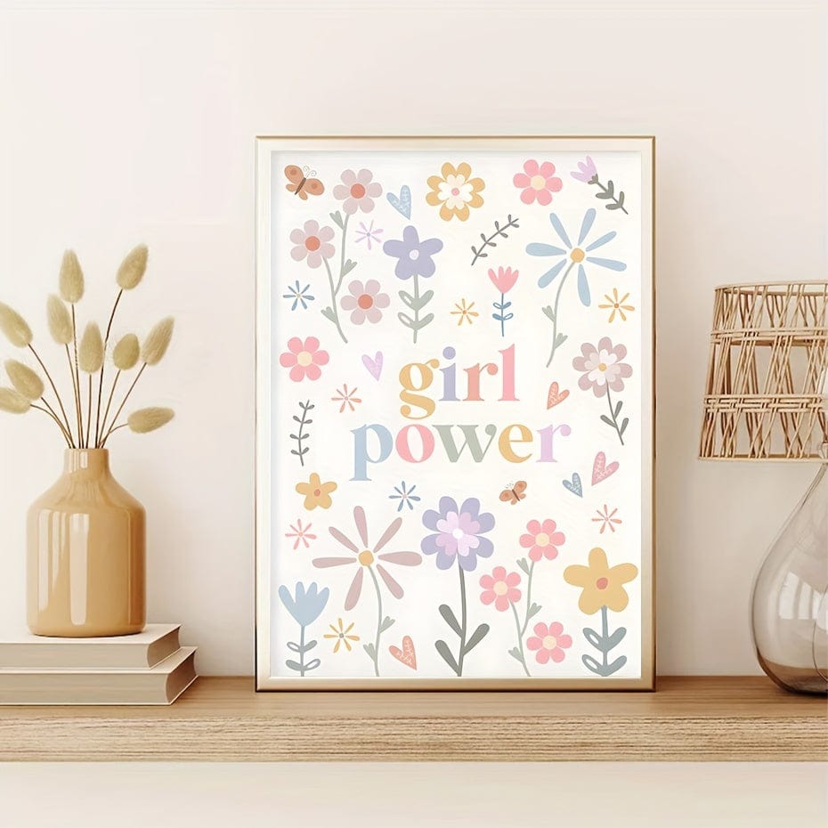 Planet Gates 30x40cm/11.8x15.7in 1pc Canvas Poster, Modern Art,, Nursery Wood Sign Decor For Girls Girl Power Boho Nursery Ideal Gift For Bedroom Living Room Corridor, Wall Art, Wall Decor, Fall Decor, Room Decoration, No Frame