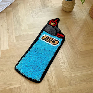 Planet Gates 31.5X9.4 Inch (80X24cm) 1pc Lighter-shaped Rug, Art Element Throw Carpet, Washable Furniture Mat, For Bedroom Living Room Bathroom Home Room Supplies Spring Decor Gift Shower Supplies Entryway Sofa Seat Floating Window Spring Decor