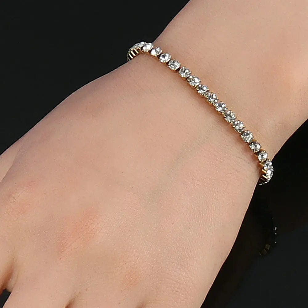 Planet Gates 316L Stainless Steel Bracelet Tennis Chain Bracelet For Women Charm Luxury Cubic Zircon Crystal Bracelets Jewelry Gift
