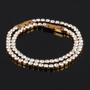 Planet Gates 316L Stainless Steel Bracelet Tennis Chain Bracelet For Women Charm Luxury Cubic Zircon Crystal Bracelets Jewelry Gift