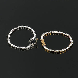 Planet Gates 316L Stainless Steel Bracelet Tennis Chain Bracelet For Women Charm Luxury Cubic Zircon Crystal Bracelets Jewelry Gift
