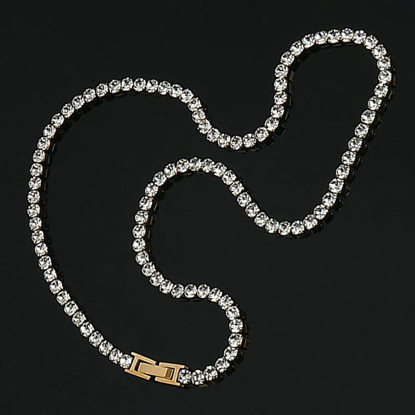 Planet Gates 316L Stainless Steel Bracelet Tennis Chain Bracelet For Women Charm Luxury Cubic Zircon Crystal Bracelets Jewelry Gift