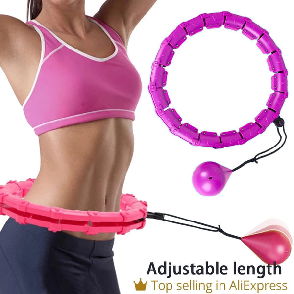 Planet Gates 32/20/24/28 Section Adjustable Sport Hoops Abdominal Waist Exercise Detachable Hoola Massage Fitness Hoop Training Weight Loss