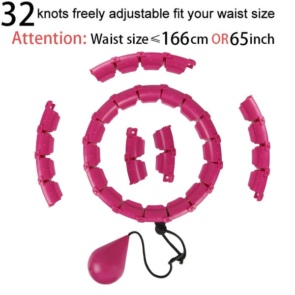 Planet Gates 32/24/28 Section Adjustable Sport Hoops Abdominal Waist Exercise Detachable Hoola Massage Fitness Hoop Training Weight Loss Gym