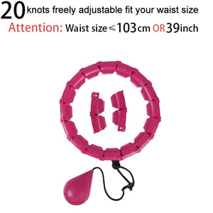 Planet Gates 32/24/28 Section Adjustable Sport Hoops Abdominal Waist Exercise Detachable Hoola Massage Fitness Hoop Training Weight Loss Gym