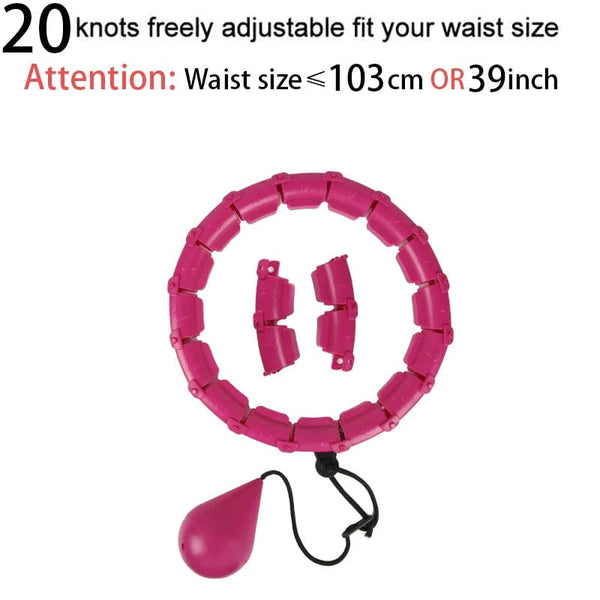 Planet Gates 32/24/28 Section Adjustable Sport Hoops Abdominal Waist Exercise Detachable Hoola Massage Fitness Hoop Training Weight Loss Gym