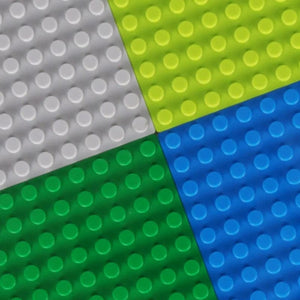 Planet Gates 32*64 Holes Classic Building Blocks Base Board, DIY Assembled Building Blocks Wall Compatible With Brand Gift Toys for Children