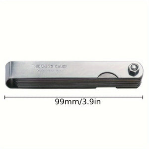 Planet Gates 32 blades 1pc 32 Blades Feeler Gauge Metric Gap Filler 0.04-0.88mm Thickness Gage Tool For Motorcycle Valve Measurement