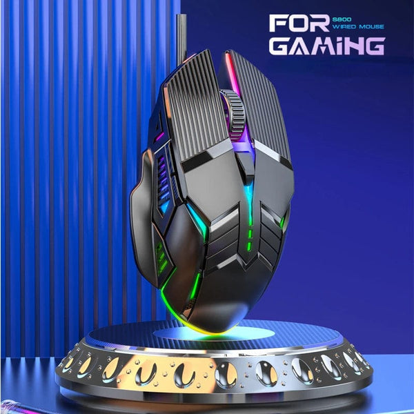 Planet Gates 3200DPI Ergonomic Wired Gaming Mouse USB Mouse Gaming RGB Mause Gamer Mouse 6 Button LED Silent Mice for PC Laptop Computer