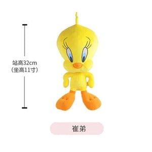 Planet Gates 32cm tweety / CHINA / Original Free Shipping Looney Tunes Bugs Bunny Plush Toy Tweety Bird Lola Bunny Anime Cartoon Movie Plushies Stuffed Doll Toys Gift