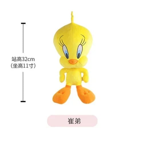 Planet Gates 32cm tweety / CHINA / Original Free Shipping Looney Tunes Bugs Bunny Plush Toy Tweety Bird Lola Bunny Anime Cartoon Movie Plushies Stuffed Doll Toys Gift