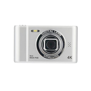 Planet Gates 32G card 4K Digital Camera Travel Selfie Camara 50 Megapixels HD Photography 2.4inch Screen Entry-Level Kids Campus Selfie Mini Retro Cam