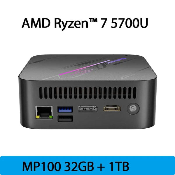Planet Gates 32GB DDR 1TB SSD / Official Standard / EU | france [World Premiere] Blackview Mini PC MP100 AMD R7 5700U Mini PC 8-Core 16-thread 16GB /32GB DDR4 512GB/1TB SSD Mini Computer PC