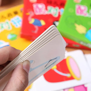 Planet Gates 32Pcs Toddler Matching Card Early Montessori Education Puzzle Toys Cartoon Jigsaw Animal Color Shape Cognitive Training Gifts