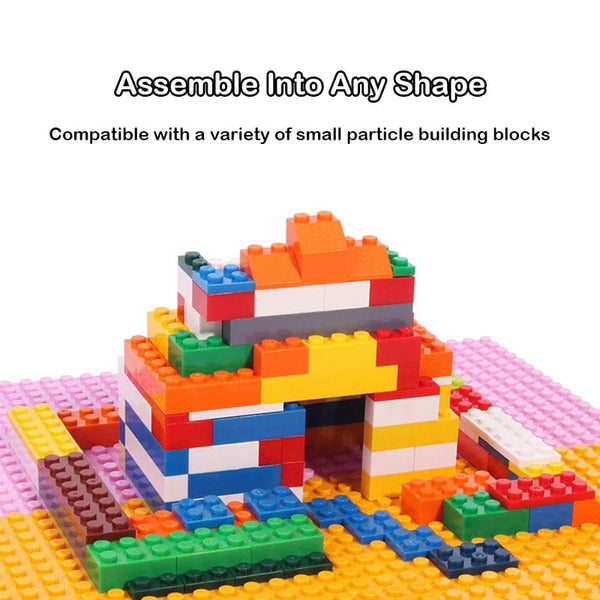 Planet Gates 32x32 Dots Double Sided Baseplate for Building Brick 16x16 City Classic Block Plates DIY Plastic Small Block Assembly Part Toy
