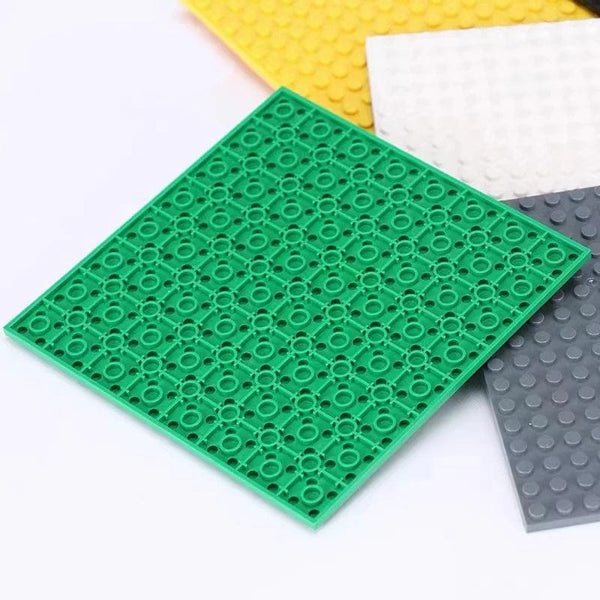 Planet Gates 32x32 Dots Double Sided Baseplate for Building Brick 16x16 City Classic Block Plates DIY Plastic Small Block Assembly Part Toy