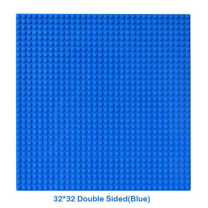 Planet Gates 32x32 Dots Double Sided Baseplate for Building Brick 16x16 City Classic Block Plates DIY Plastic Small Block Assembly Part Toy