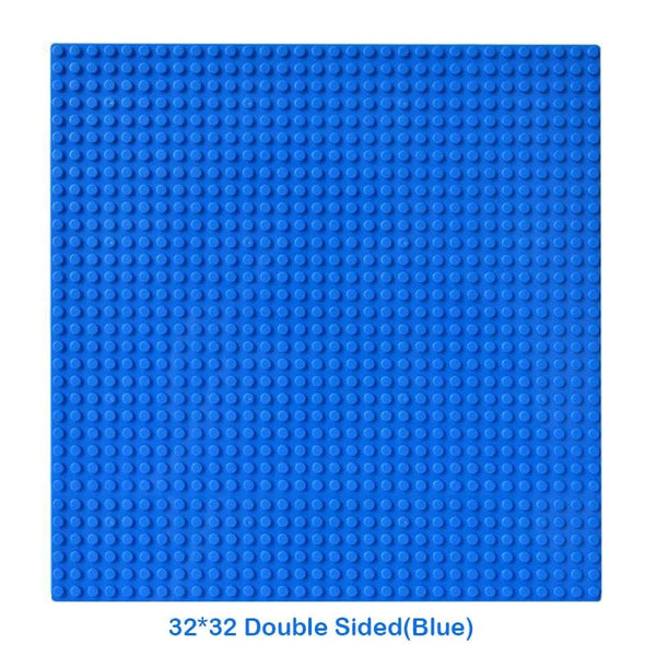 Planet Gates 32x32 Dots Double Sided Baseplate for Building Brick 16x16 City Classic Block Plates DIY Plastic Small Block Assembly Part Toy
