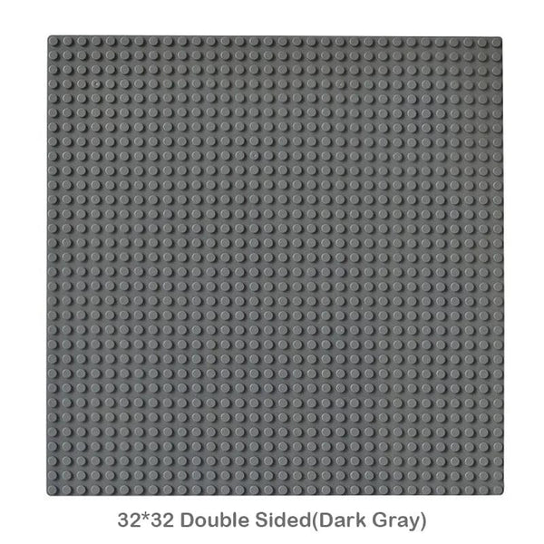 Planet Gates 32x32 Dots Double Sided Baseplate for Building Brick 16x16 City Classic Block Plates DIY Plastic Small Block Assembly Part Toy