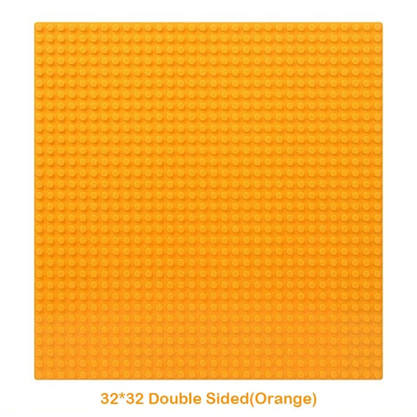 Planet Gates 32x32 Dots Double Sided Baseplate for Building Brick 16x16 City Classic Block Plates DIY Plastic Small Block Assembly Part Toy