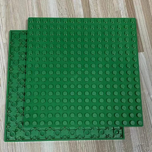 Planet Gates 32x32 Dots Double Sided Baseplate for Building Brick 16x16 City Classic Block Plates DIY Plastic Small Block Assembly Part Toy