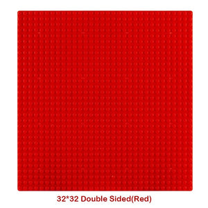 Planet Gates 32x32 Dots Double Sided Baseplate for Building Brick 16x16 City Classic Block Plates DIY Plastic Small Block Assembly Part Toy