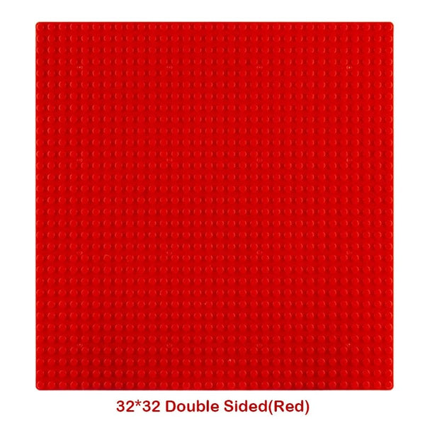 Planet Gates 32x32 Dots Double Sided Baseplate for Building Brick 16x16 City Classic Block Plates DIY Plastic Small Block Assembly Part Toy