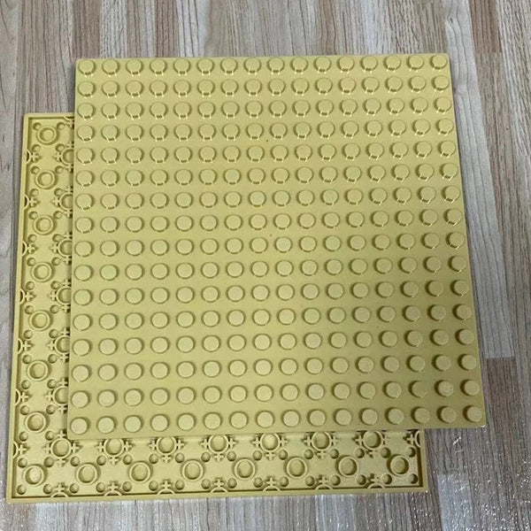 Planet Gates 32x32 Dots Double Sided Baseplate for Building Brick 16x16 City Classic Block Plates DIY Plastic Small Block Assembly Part Toy