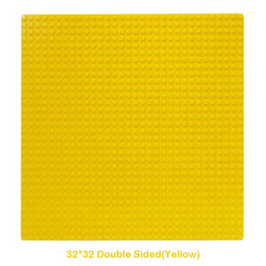 Planet Gates 32x32 Dots Double Sided Baseplate for Building Brick 16x16 City Classic Block Plates DIY Plastic Small Block Assembly Part Toy