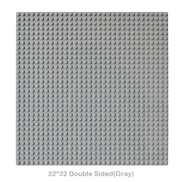 Planet Gates 32x32 Dots Double Sided Baseplate for Building Brick 16x16 City Classic Block Plates DIY Plastic Small Block Assembly Part Toy