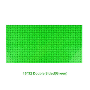 Planet Gates 32x32 Dots Double Sided Baseplate for Building Brick 16x16 City Classic Block Plates DIY Plastic Small Block Assembly Part Toy