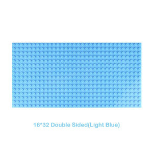 Planet Gates 32x32 Dots Double Sided Baseplate for Building Brick 16x16 City Classic Block Plates DIY Plastic Small Block Assembly Part Toy