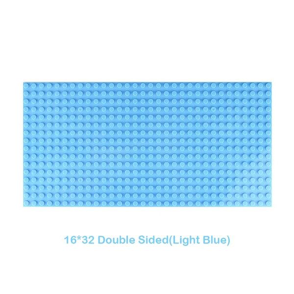 Planet Gates 32x32 Dots Double Sided Baseplate for Building Brick 16x16 City Classic Block Plates DIY Plastic Small Block Assembly Part Toy