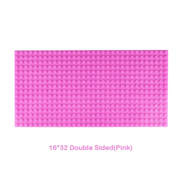 Planet Gates 32x32 Dots Double Sided Baseplate for Building Brick 16x16 City Classic Block Plates DIY Plastic Small Block Assembly Part Toy